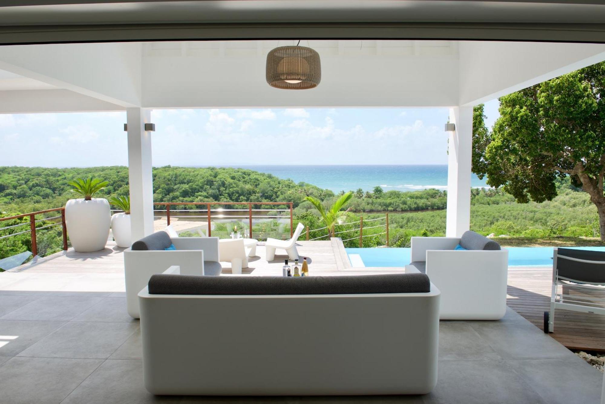 The View - Magnifique Villa Face A La Mer Sainte-Anne  Exterior photo