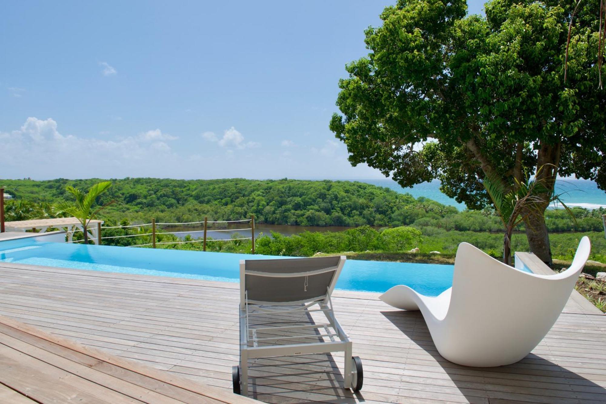 The View - Magnifique Villa Face A La Mer Sainte-Anne  Exterior photo